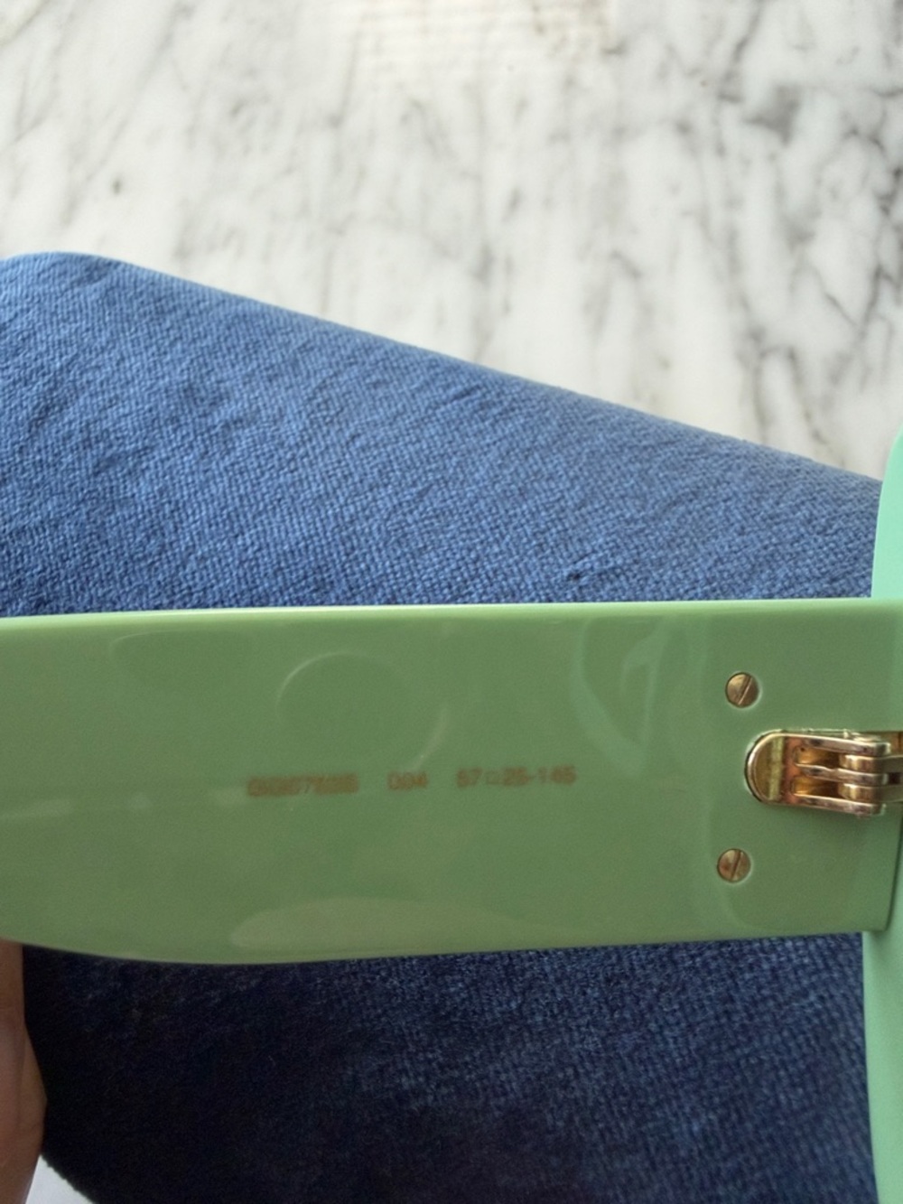 Gucci Mint Green Square Statement Sunglasses - Picture 3 of 8
